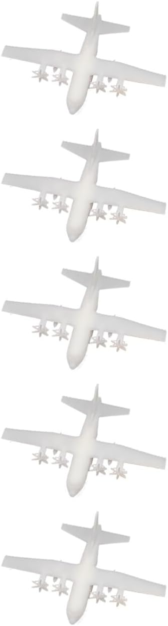 5PCS C-130 Hercules Military Transport Aircraft Resin Model – 1/2000 1/700 1/400 1/350 Scale 3D Model for Collectors(1/1500(18mm))