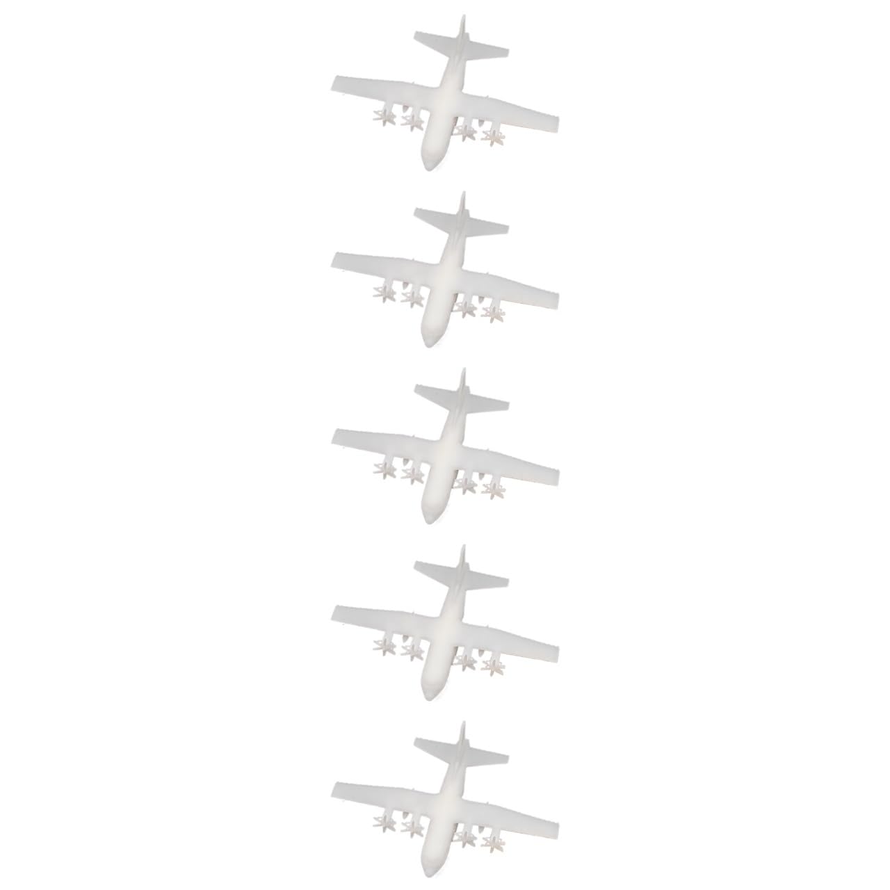 5PCS C-130 Hercules Military Transport Aircraft Resin Model – 1/2000 1/700 1/400 1/350 Scale 3D Model for Collectors(1/700(42mm))