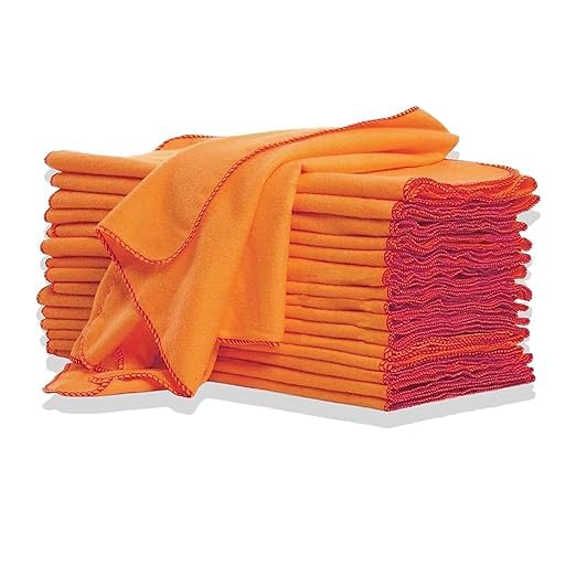 SES Yellow Duster Cotton for Fine Quality Cleaning Home Kitchen Car Table Mirrors Car This Big Large Cleaning Cloth Set for Wet & Dry (Yellow 30X30-inch)(Pack of-6 Pcs) (B0CR8155RT) Amazon Price History, Amazon Price Tracker