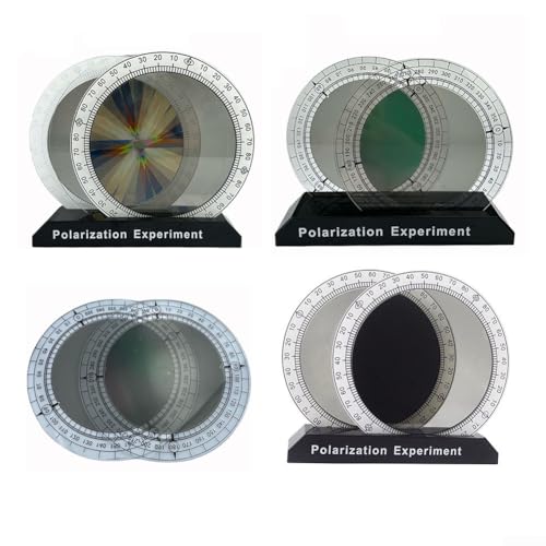 Conjunto de experimentos de polarizador óptico para uso académico en estudios de polarización de luz y color (color)