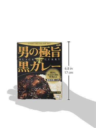 Amazon.co.jp: 明治 男の極旨 黒カレー 180g : 食品・飲料・お酒