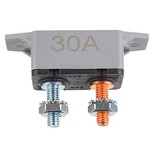 30A-12V-24V-Automatic-Reset-Circuit-Breaker-with-Cover-Stud-Bolt-for-Battery-Chargers-Trucks-Car-Engines-and-More2pcs