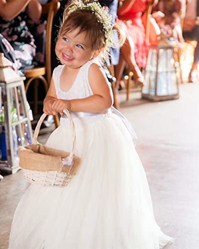 image for 2Bunnies Girl Peony Lace Back A-Line Straight Tutu Tulle Party Flower 