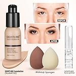 All In One Makeup Kit, Travel Makeup Kit, Makeup Gift Set, Makeup Kit for Women Full Kit, Makeup Bundle Includes Foundation Eyeshadow Palette Lipstick Eyeliner Mascara Contour Stick Cosmetic Brush Set - Image 3