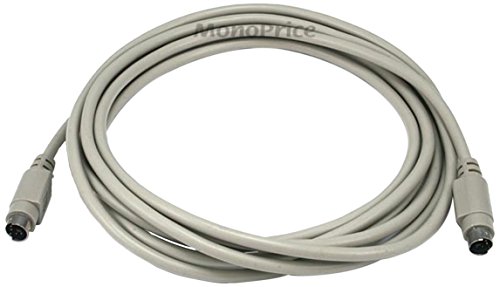 Monoprice 100094 10-Feet PS/2 MDIN-6 Male to Male Cable (100094)