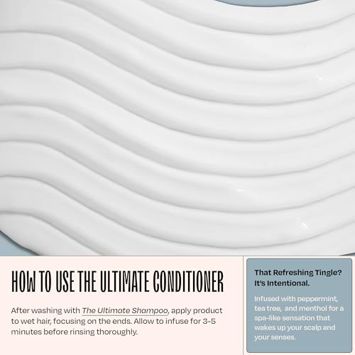 Image of Overtone The Ultimate Conditioner: Hydrating & Strengthening Hair & Scalp Conditioner, Supports Color Longevity, Invigorating Tea Tree & Peppermint, Vegan & Cruelty-Free