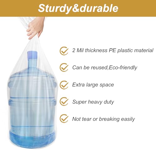 Rainmae 10 Pack 40x60 inches Large Clear Plastic Bag Giant Storage Bags for Dustproof Moistureproof, Luggage, Suitcase - Image 4