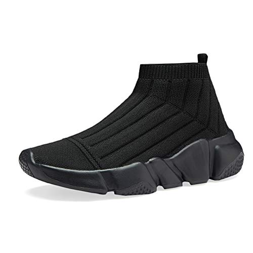 Image of Hetios Girls Sneakers Running Shoes High-Heeled Socks Shoes Boys Athletic Sneakers Kids Sock Shoes (Toddler /Little Kid /Big Kid)