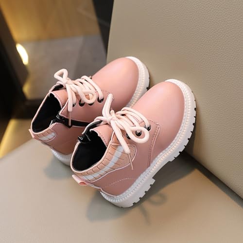 IWIHMIV Hiking Work Boots for Boys Girls Waterproof Outdoor Ankle Boot Toddler Boys Winter Shoes Short Boots3