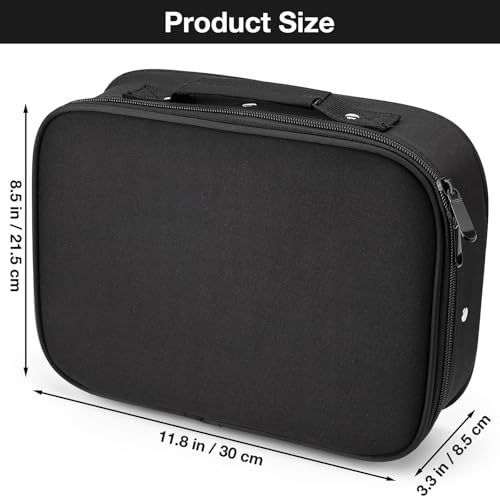 Foto von Noverlife Schwarze Friseurtasche, Friseurwerkzeuge Aufbewahrungstasche, Große Kapazität Haarwerkzeuge Friseur Friseur Reisekosmetik Organizer Tasche für Haarschneider, Schere, Trimmer, Friseurbedarf