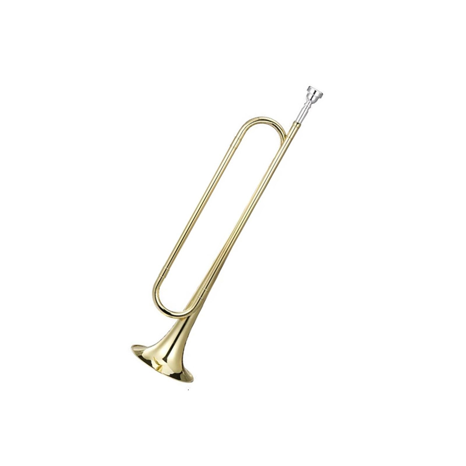 trąbka instrument Trąbka młodzieżowa Trąbka B płaska 160 złota z ustnikiem 7C flagowymi rękawiczkami
