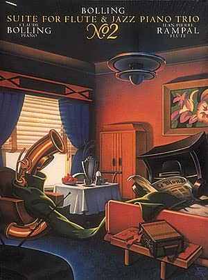 Claude Bolling: Suite No.2 For Flute And Jazz Piano Trio. Partitions pour Ensemble À Vent, Piano, Flûte Traversière, Batterie, Basse