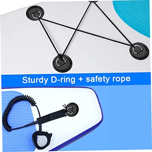GANAZONO 3 Partidas fivela de corda de prancha de surf patch d-ring para inflável d anel patch peque
