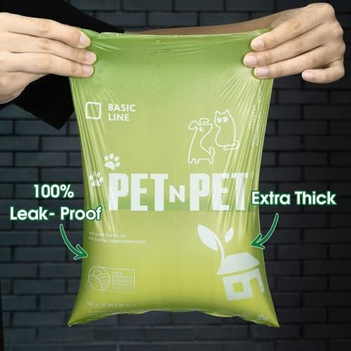 Dog Poo Bags, 270 Counts 15 Rolls Poop Bags, Doggy Poop Bags USDA Certified, Poop Bags Dog, 38% Biobased Dog Bags Poop for Poo Bag Dispenser, Large Doggy Poop Bags