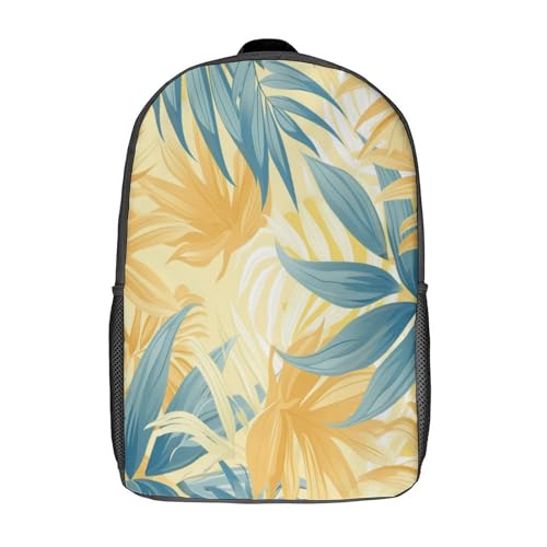 Sac à dos école imprimé plantes exotiques pour les sorties et la rentrée scolaire