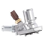 Engine Coolant Thermostat Housing Assembly Fits Ford F-iat 500/500C 2007-2020 Panda F-0RD KA LANCIA YPSILON Autozubehör Teil# 55202371 9S518575AA 1535448 55250824 1338271