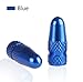 Produktbild HSDDA 4Pcs Fahrrad Hochdruck Aluminiumlegierung Ventil Staubkappen (blau)