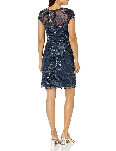 Image of Adrianna Papell Women's Sequin Popover Dress