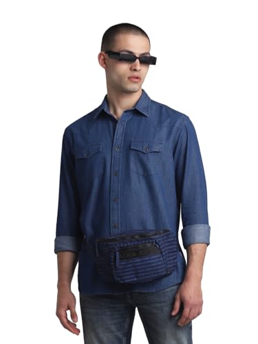 Image of Jack & Jones Men's Cotton Solid Regular Fit Shirt