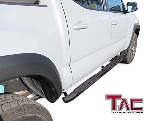 Estribos laterales ovalados tac 4.25" para Toyota Tacoma 2005-2023 miniatura 2