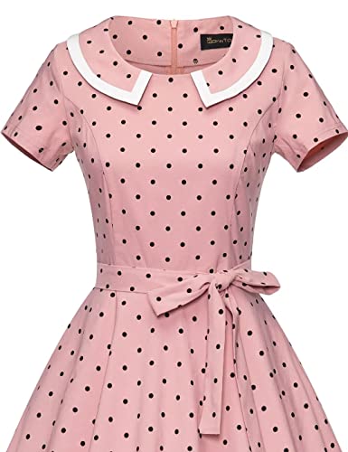 Image of GownTown Womens Dresses 1950s Vintage Swing Stretchy Dresses with Pockets