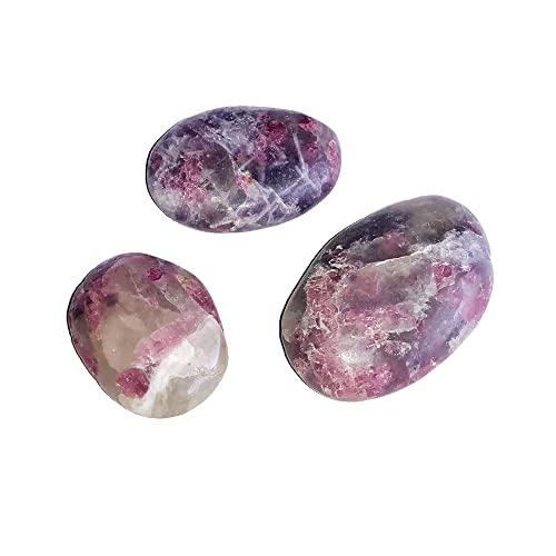 Pierres roulées Rubellite de 500g lot de minéraux de lithothérapie