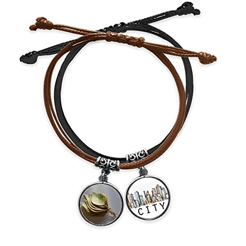 Plante à feuilles bracelet corde pour vos sorties nature et bohèmes
