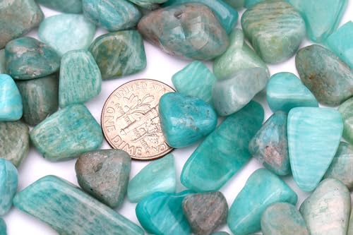 Image of ZenQ 1 lb Crystal Chips, Tumbled Stone Chips for Crafts | Polished, Undrilled Gemstones for Resin Art, Vase Filler, Plant Decor, Candle Making, and DIY Projects