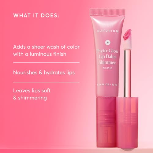 Naturium Phyto-Glow Lip Balm Shimmer | With Plant Squalane Hydrates, Shea & Cupuaçu Butter | 0.34 FL OZ / 10 mL, Eclipse - image 3
