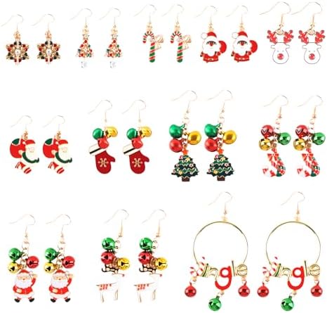 BOUCLES D'ORELLES SAPN DE NOEL PATE POLYMERE : Boucles D'orelle Par
