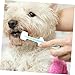 HAKIDZEL Soft Silicone Pet Toothbrush for Small Breed Dogs and Cats with Ergonomic Handle Gentle Bristles for Sensitive Gums Oral Care Kit for Puppies and Kittens