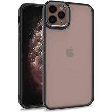 Case 4U iPhone 11 ile uyumlu Pro K l f Kamera  k nt l  Arkas  Kristal  effaf Hassas Tu lu Renkli Kenarl  Flora Kapak Siyah HBCV000027E20C
