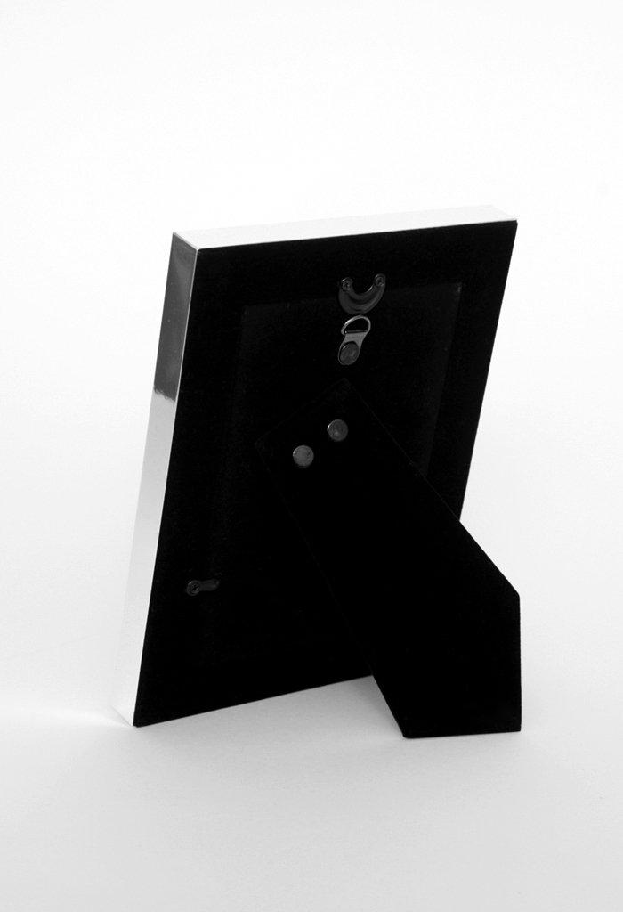 Design Bilderrahmen Silber personalisiert Fotorahmen versilbert inkl Namen Gravur Fotoformat 13x18 cm mit persönlicher Witmung