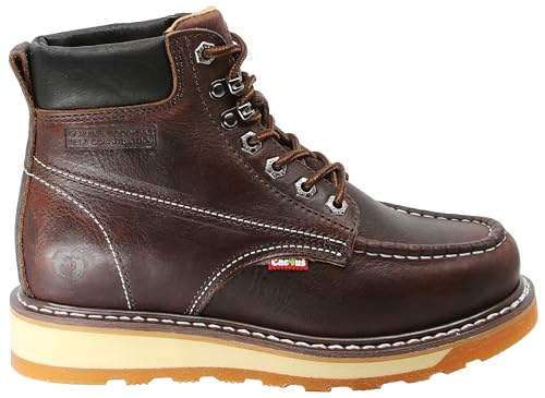 Cactus Men’s 6” Heavy Duty, Soft Toe, Genuine Goodyear Welt, Premium Full Grain Leather, Comfortable, Durable, Oil Resistant, Roofing, Industrial, Construction, Work Boots2