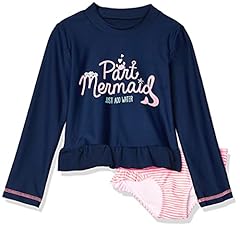 Navy Mermaid/Pink Stripe