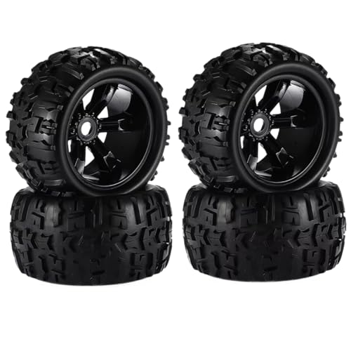 Pneus RC 1/8 Camion Hex 17mm Monster Truck Traxxas JLB