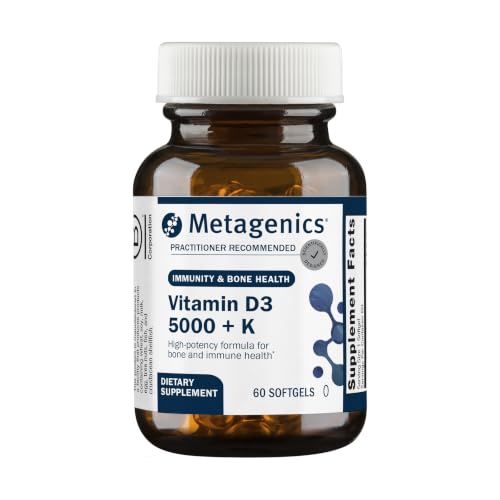 Metagenics Vitamin D3 + K2 5000 IU