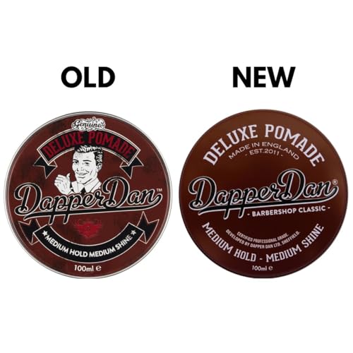 Pomade à base d'eau homme Dapper Dan Deluxe tenue moyenne brillance