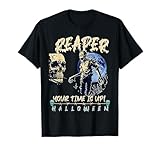 Scary Reaper Zombie Halloween Skull Design Art