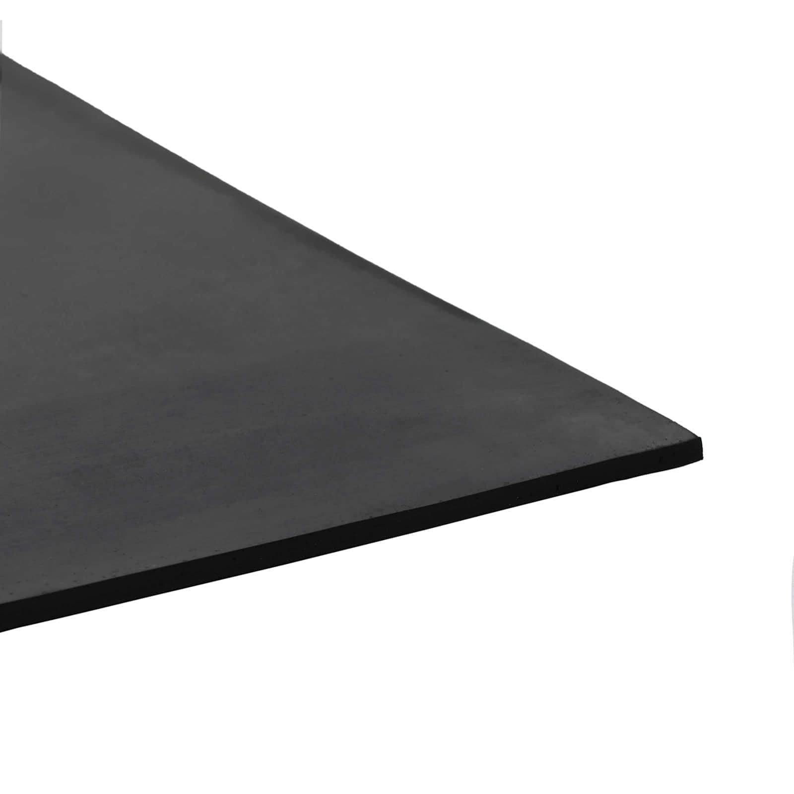 Alfombra moderna de goma negra de 2 x 2 m, diseño rectangular para exteriores, resistente para jardín, patio y entrada, fácil de limpiar y duradero