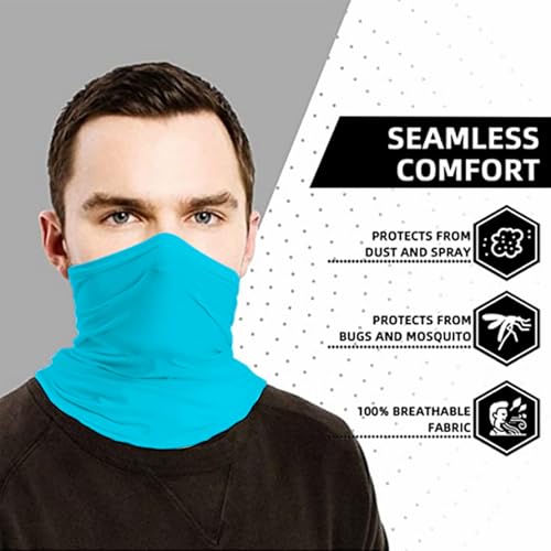 Cooling Neck Gaiter Bandana Face Mask Summer Half Face Scarf Cover Sun UV Protection Neck Gaiters for Men Women3