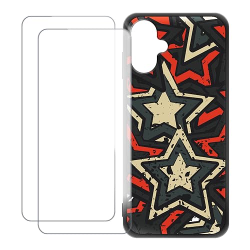 UOGNADGD Samsung Galaxy A25 5G Japan SC-53F SM-A253 �Ƃ̌݊������� �J�X�^���J���t���P�[�X�{�����K���X�ی�t�B����2���t�� ? �Ռ��z�������h�~ (��)