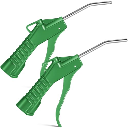 Honoson 2 Pcs Air Nozzle Blower Gun Pistol Grip Air Blow Tool Compressor Accessories for Industrial Household Mechanics (Green)
