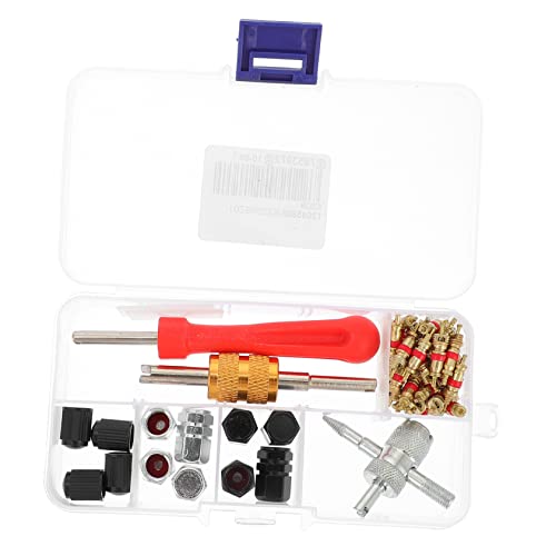 FUNOMOCYA 1 Set Portable Tire Valve Core Removal Tool Kit for Motorcycles Bicycles Durable Accessories for Easy Tire Repair and Maintenance