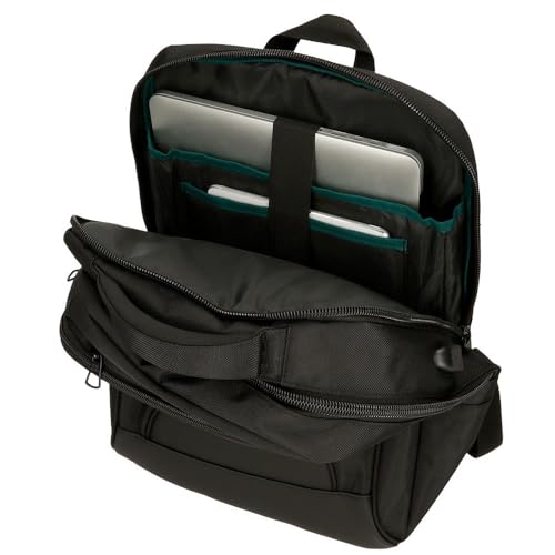 Pepe Jeans Bromley Zaino Per Laptop Nero 31 X 44 X 15 Cm Poliestere 20,46 L, Nero, Taglia Unica, Zaino Per Computer Portatile - 5