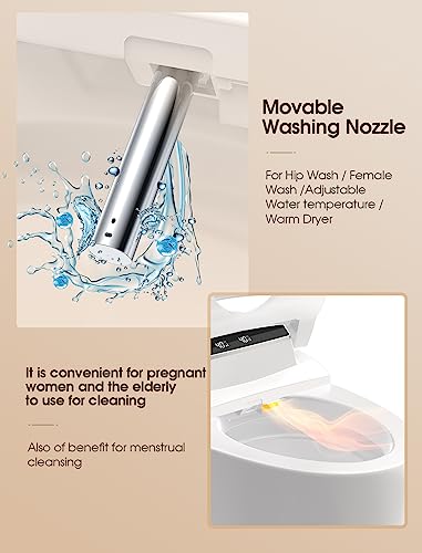 Ldian Tankless Smart Toilet With Bidet Built In thumb #5