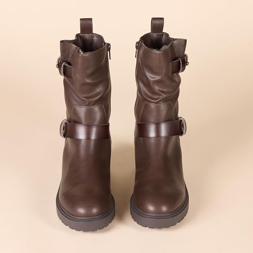 Amazon Essentials Women's Biker Boots - Now $39.70 - Image 4