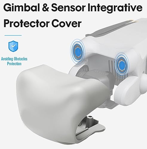 Image of CAREflection Camera Gimbal + Vision Sensor Protector for DJI Mavic Mini 3 Pro Drone cap Hard Shell quick Release Strong Helicam travel Extra Scratch safety perfect fit Accessory - 5 Years Warrantied