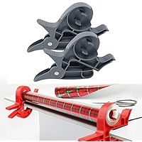 2-Pack) Wrapping Paper Cutter & Tape Dispenser Dual Use With 4 Tapes,2 Replace Blades Kit For Christmas Gift Wrap Cutter Tool Paper Roll Holder Tube Sliding Slicing For Birthday Holiday - View #2