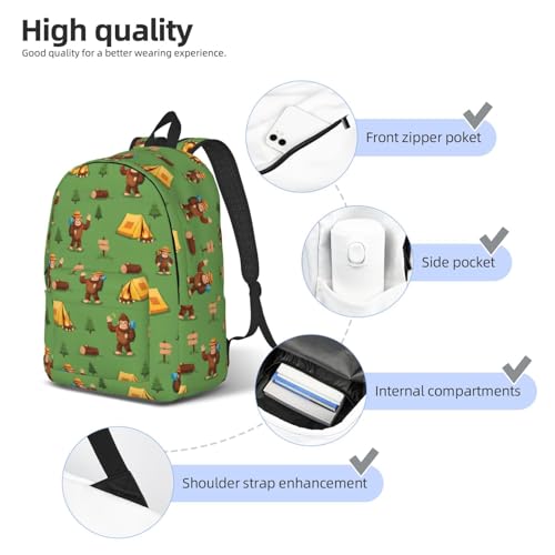 Sac à dos singe transformable 17,7 pouces style tendance et modulable